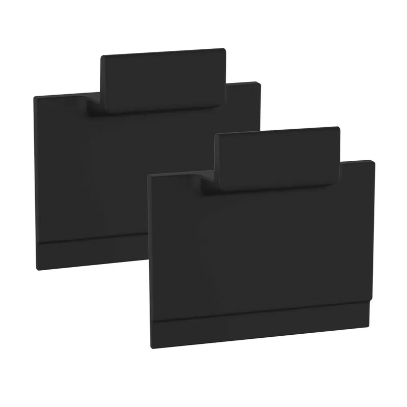 Dagaanbieding Coppia piastre per fissaggio biadesivo serie Fusion nero