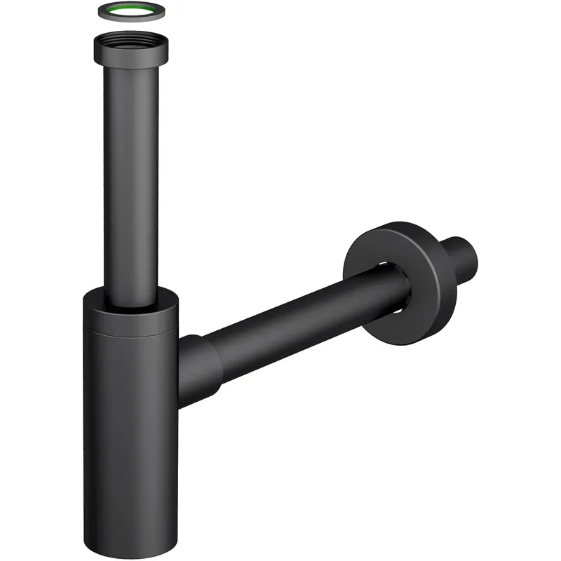 Sifone nero d`arredo per lavabo Seizoensaanbieding