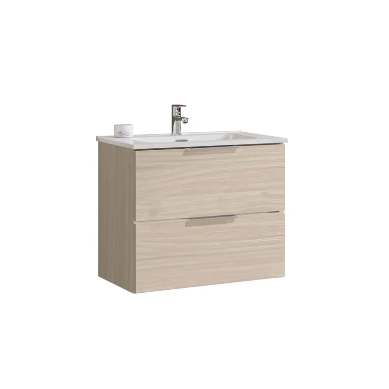 Fabrieksprijs Mobile bagno lavabo sospeso Chloe 2 cassetti 60 cm olmo