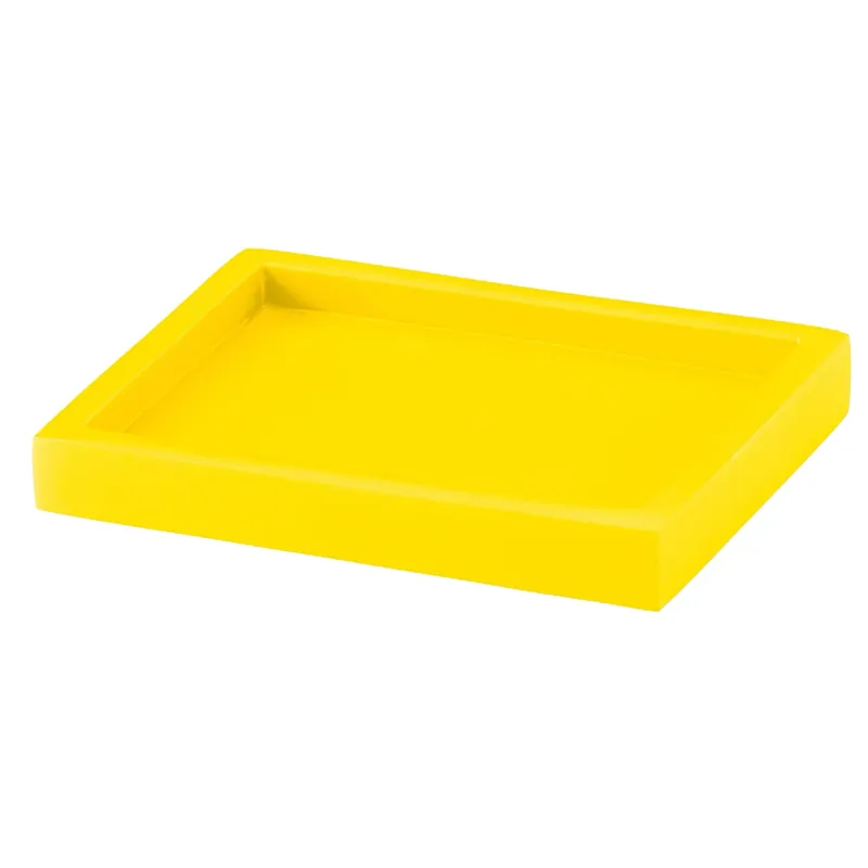 Portasapone bagno True in resina giallo Voordeelprijs