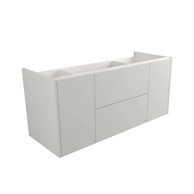 Weekendaanbieding Mobile bagno base lavabo sospesa Mind 120x45x54 cm bianco lucido