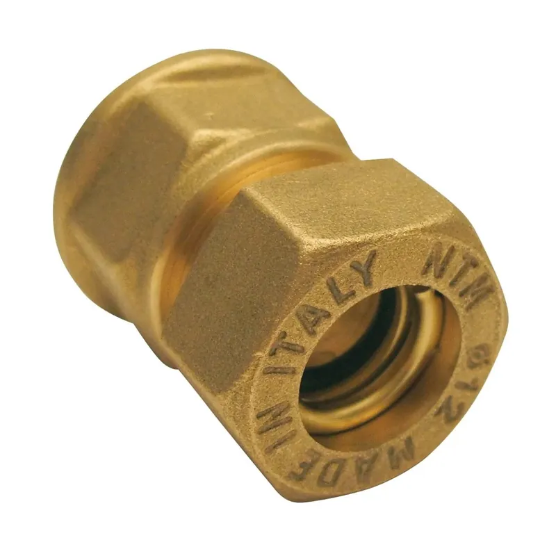 Actieprijs Raccordo diretto femmina per acqua/gas attacco rame d.12-1/2"