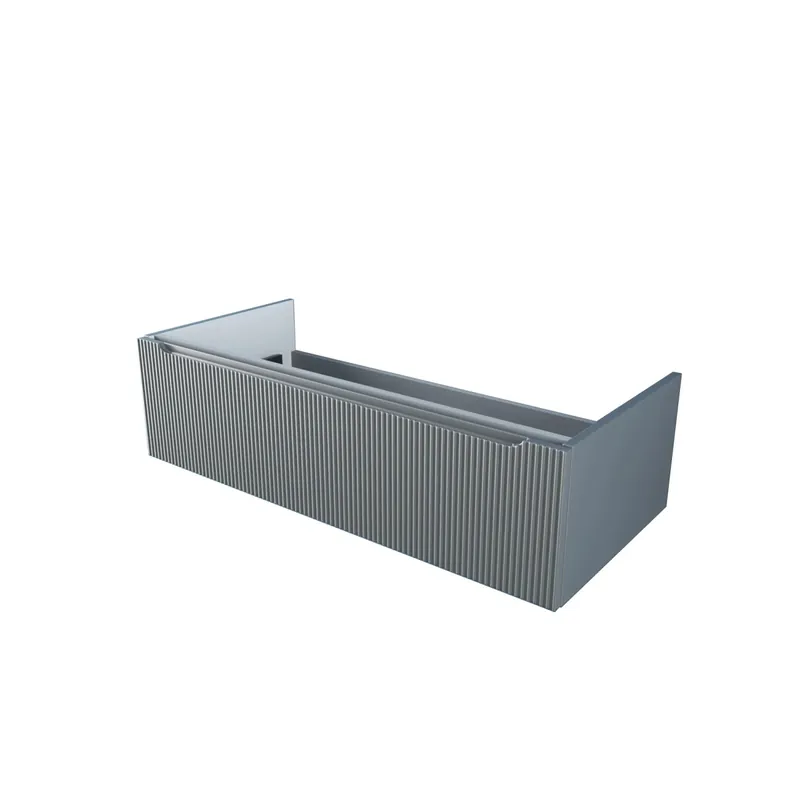 Fabrieksprijs Mobile bagno base lavabo sospeso Dune 99x27x45 cm grigio polvere
