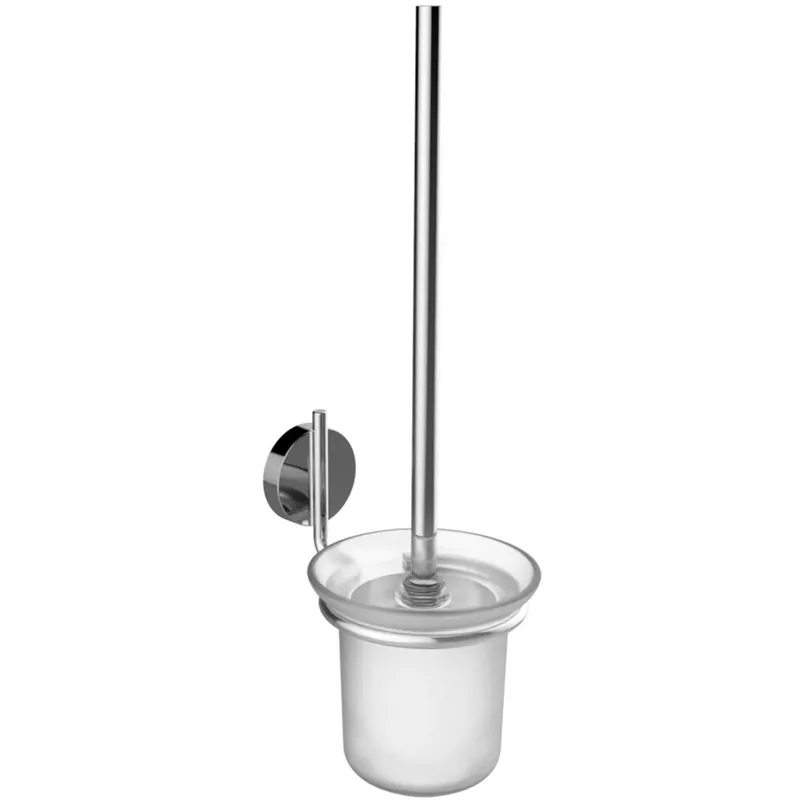 Korting Porta scopino Wire con bacinella vetro satinata