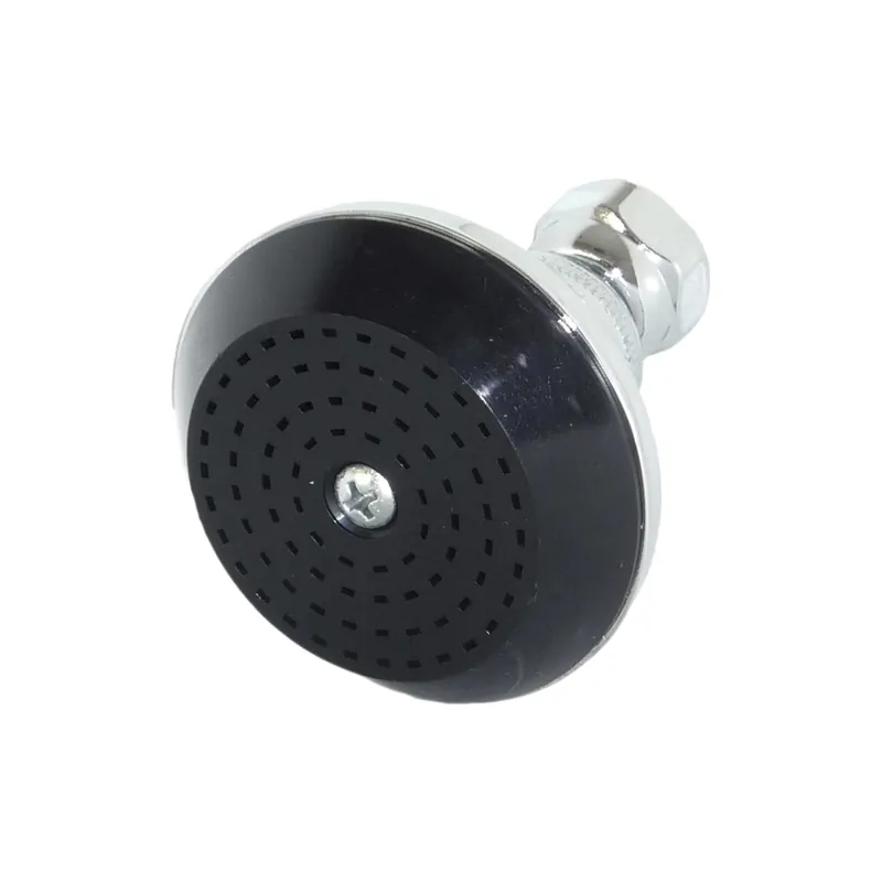 Soffione doccia snodabile 1 getto Ø 6,3 cm cromo/nero Fabrieksprijs
