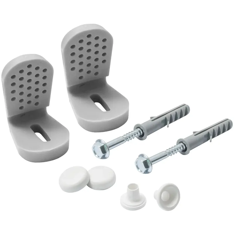 Coppia di staffe in plastica per fissaggio laterale sanitari Beste Prijs