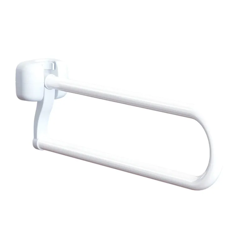 Barra di sostegno ribaltabile in acciaio laccato 70 cm bianco Gecertificeerd
