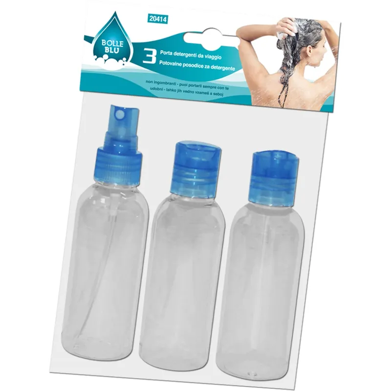 Seizoensaanbieding Porta detergenti da viaggio set 3 pz