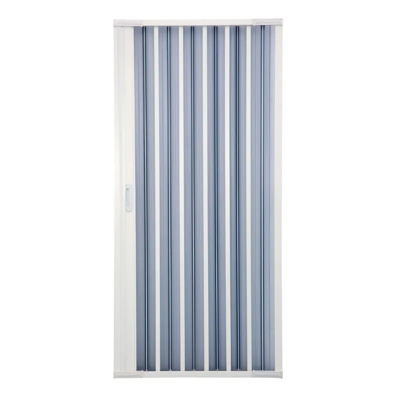 Actieprijs Box doccia a soffietto 1 lato regolabile bianco H 184 x L 116 cm