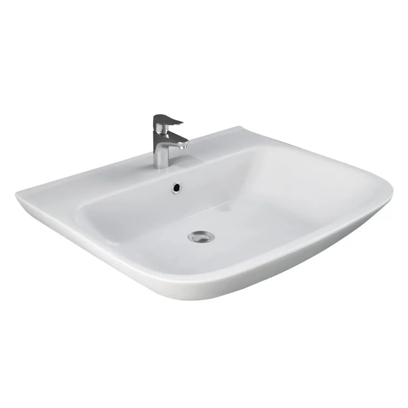 Beperkte Voorraad Lavabo in ceramica Serie RIVER