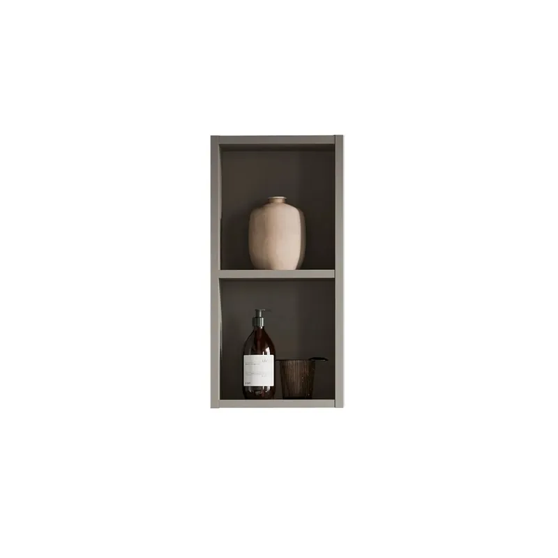 Pensile bagno a giorno Bali laccato opaco grigio londra L30xH60xP17 cm Bestseller