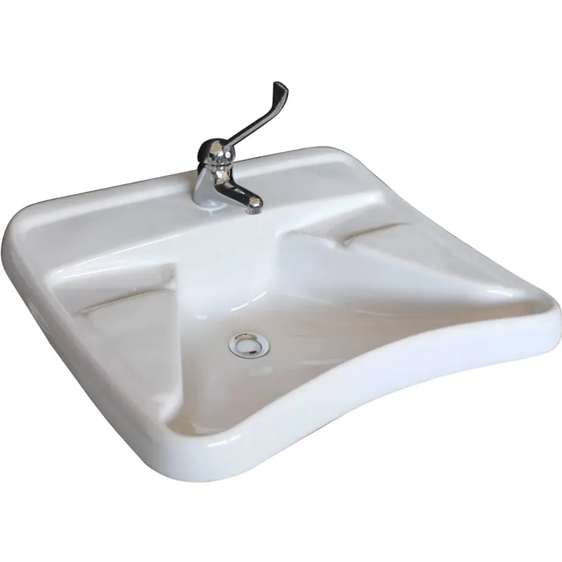 Lavabo in ceramica per disabili 65 x 57 cm Flitsaanbieding
