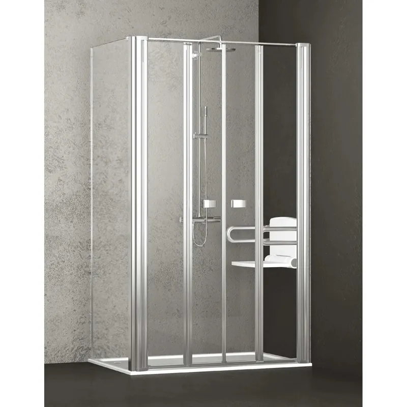 Lato fisso dx Compass argento 198x88 cm Flitsaanbieding