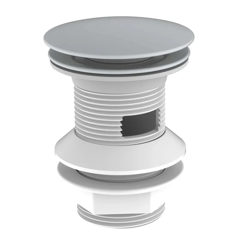 Piletta click-clack con troppo pieno tappo bianco Voordeelprijs