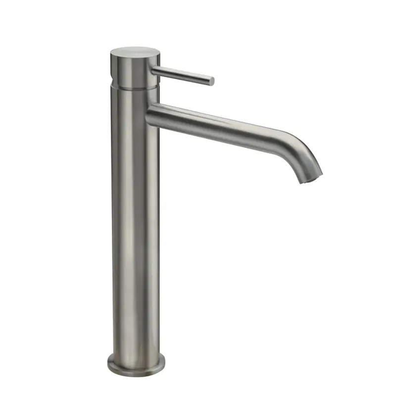 Flitsaanbieding Miscelatore lavabo alto Laya in acciaio inox