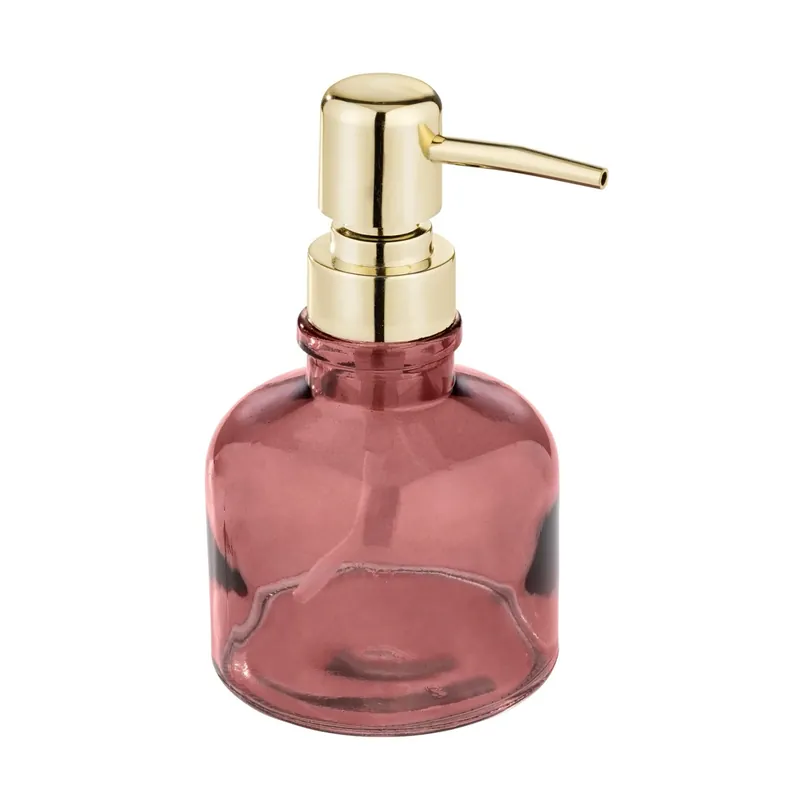Beste Prijs Dispenser sapone Atessa in vetro rosa antico