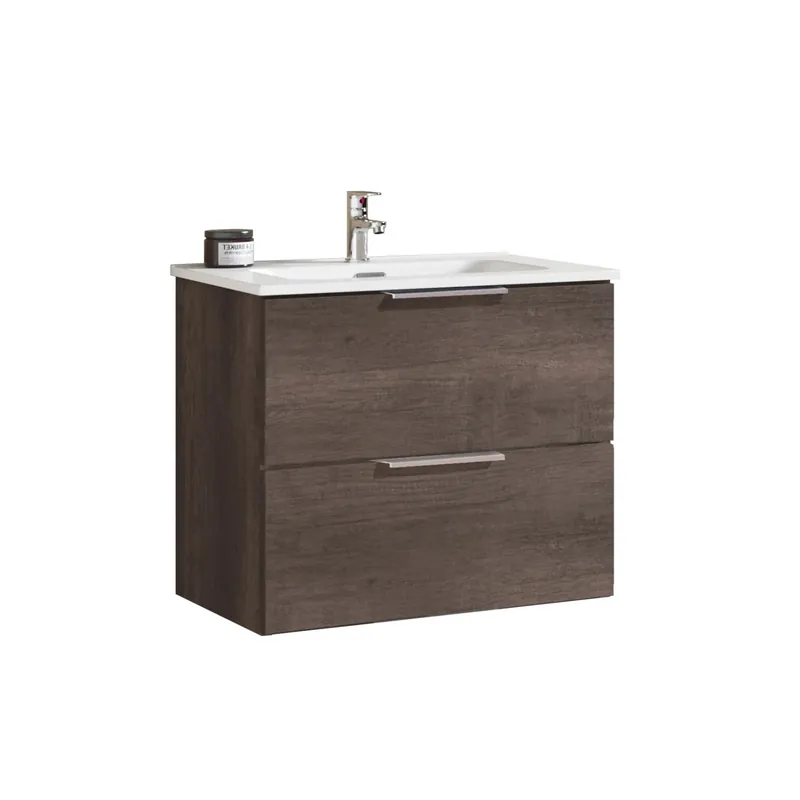 Mobile bagno sottolavabo sospeso Chloe 60x50x45 cm rovere scuro Laatste Kans