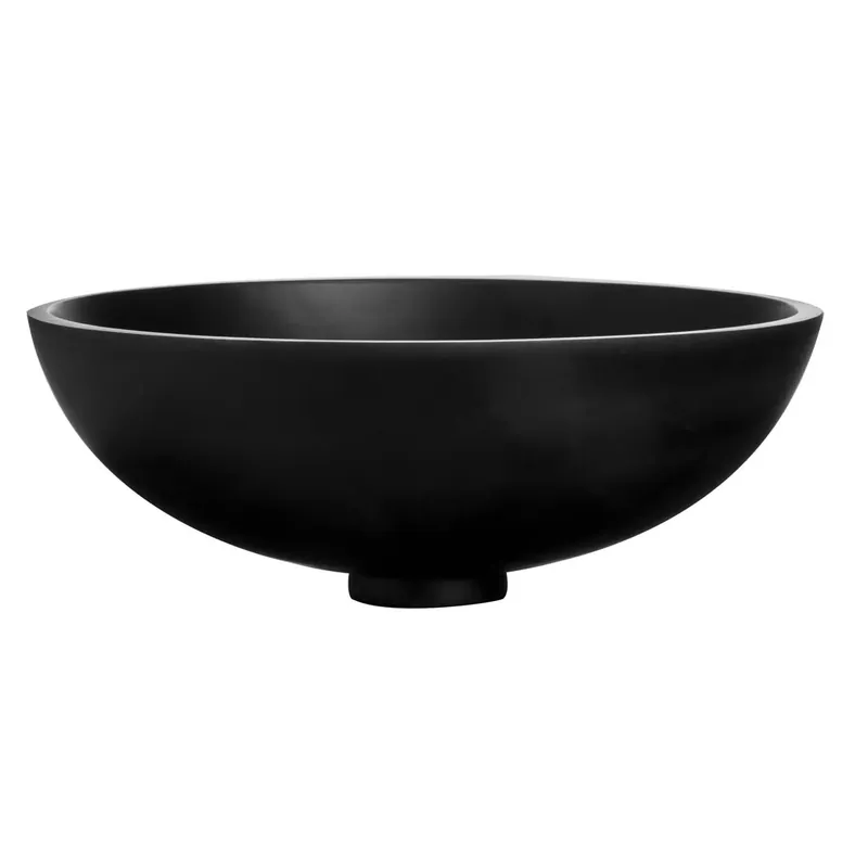 Voordeelprijs Lavabo in resina nero Pop dm 38 cm h 15 cm