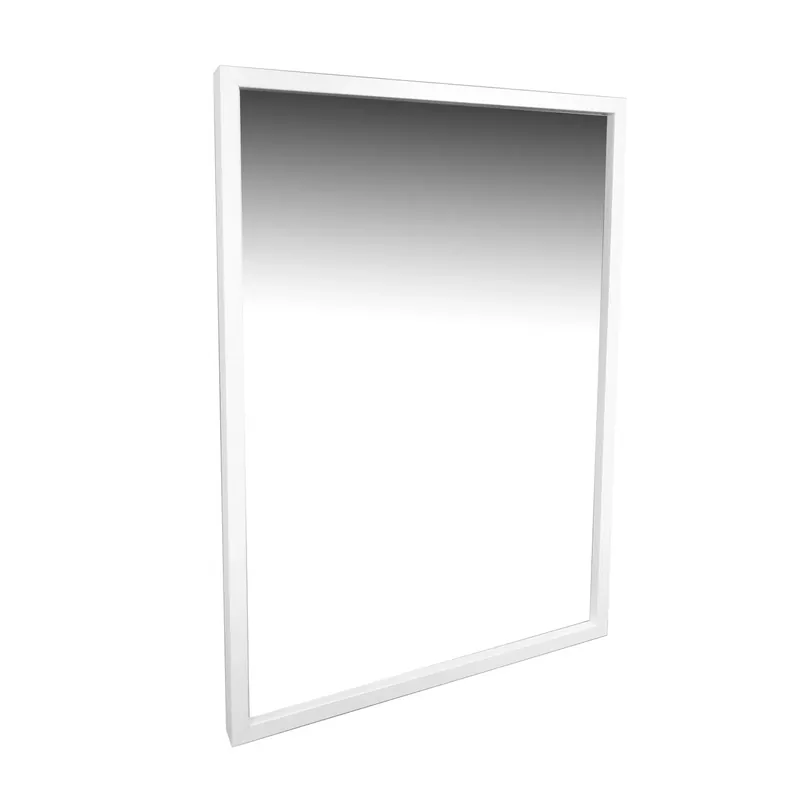 Specchiera box da parete con cornice finitura bianca 50x70 cm Meest Verkocht