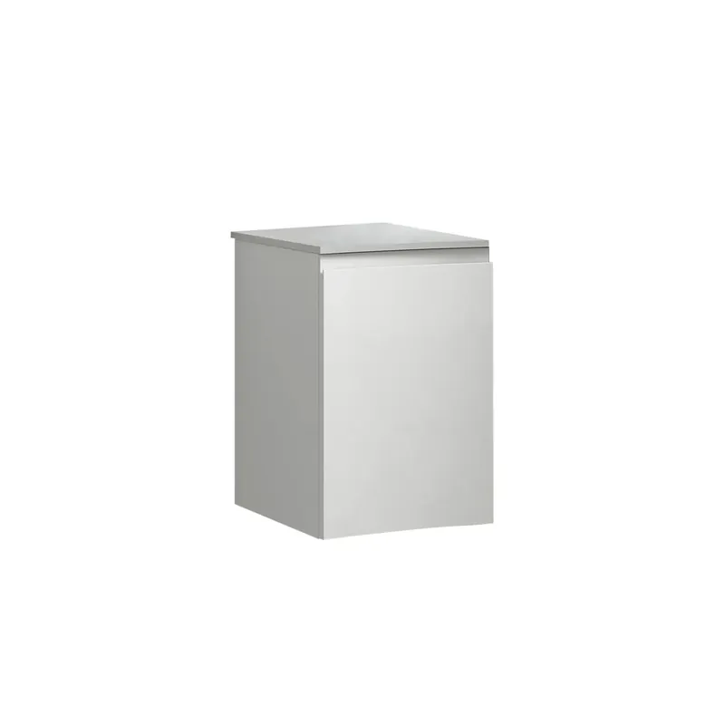 Hoge Kwaliteit Mobile bagno con base laterale Bold curva 1 anta sx bianco opaco 30x50x45 cm