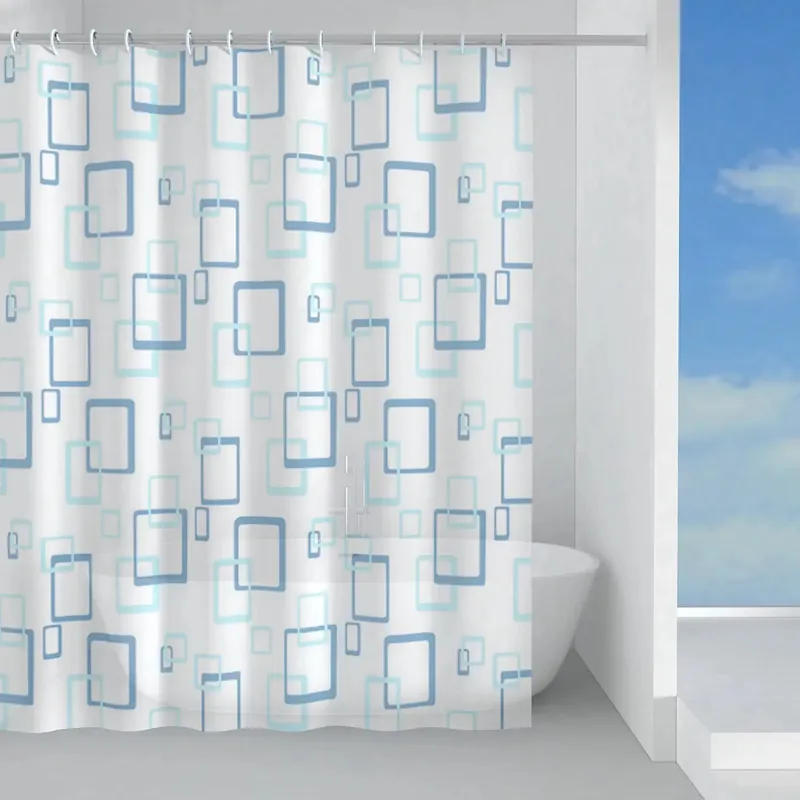 Bestseller Tenda doccia Tablet in peva 120x200 cm azzurra