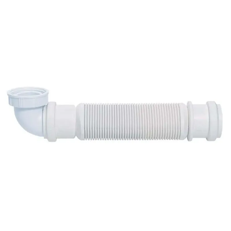Sifone salvaspazio per lavello d 40 cm bianco Actieprijs