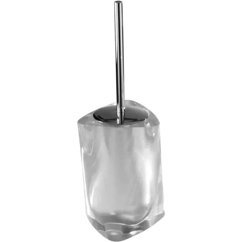 Lage Kosten Portascopino bagno Twist H 47 cm argento