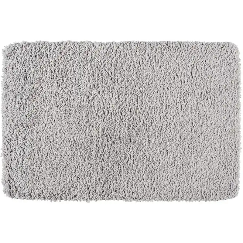 Tappeto da bagno Wenko Belize in microfibra grigio chiaro 60x90 cm Favoriet