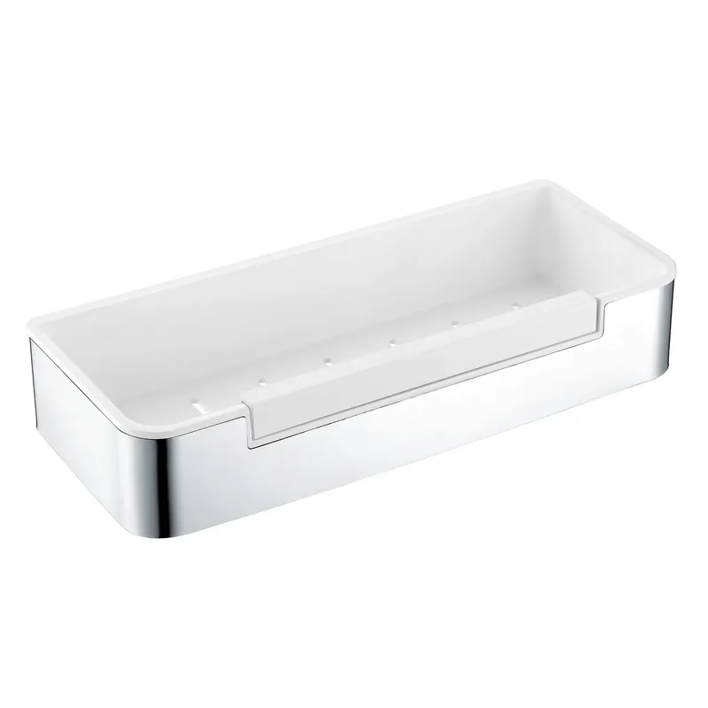 Weekendaanbieding Porta oggetti doccia Concept rettangolare in acciaio cromo