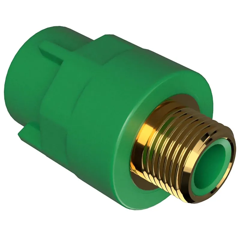 Raccordo dritto in PPR Ø 20 mm con attacco maschio 1/2" Korting
