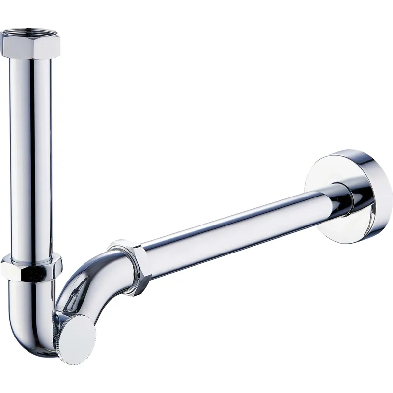 Direct Verzonden Sifone a S in ABS per Lavabo Cromato Revisione 1"1/4, Ø 32 mm