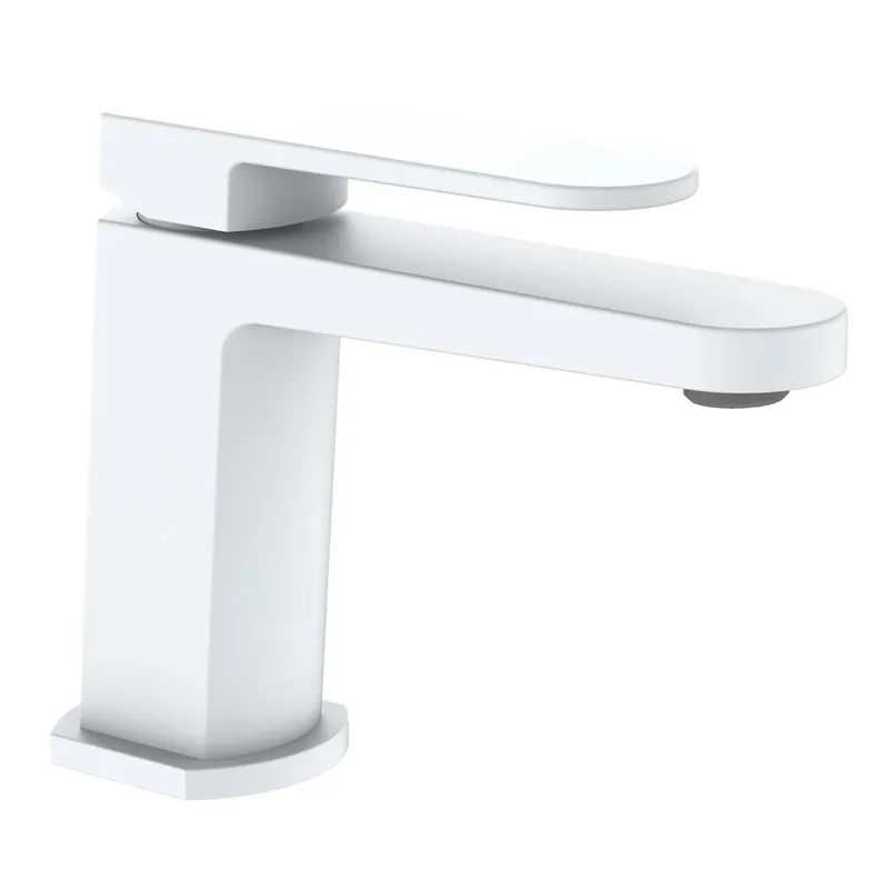 Miscelatore lavabo Zefir bianco opaco Ø 25 mm Gereduceerde Prijs