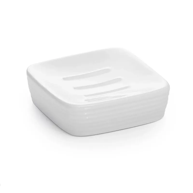 Uitverkoop Portasapone bagno Kelly in ceramica bianco