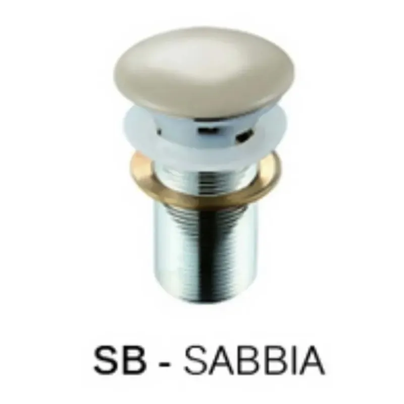 Piletta click-clack con tappo in ceramica senza troppopieno sabbia Nu Kopen