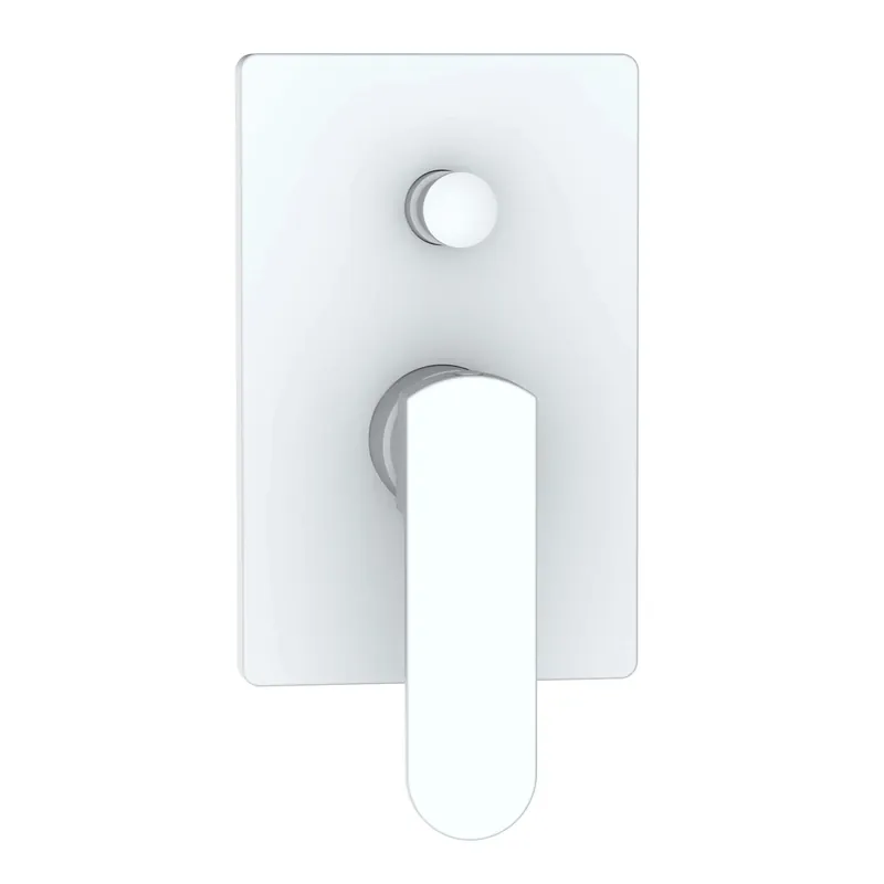 Koopje Miscelatore incasso doccia con deviatore Zefir bianco Ø 35 mm