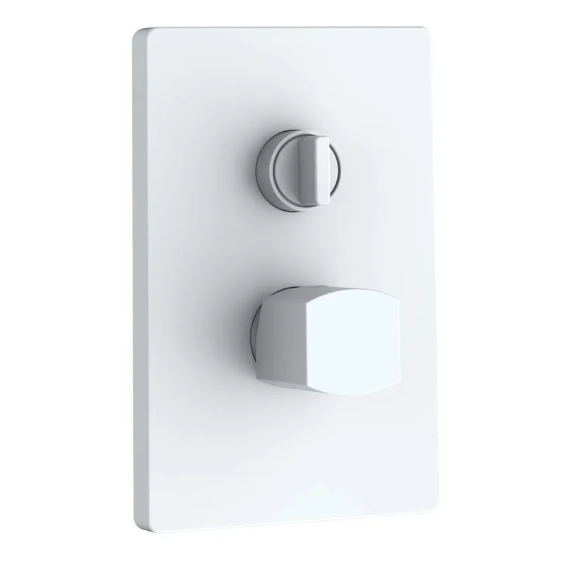 Miscelatore incasso doccia con deviatore Zefir bianco opaco Ø 25 mm Betrouwbaar