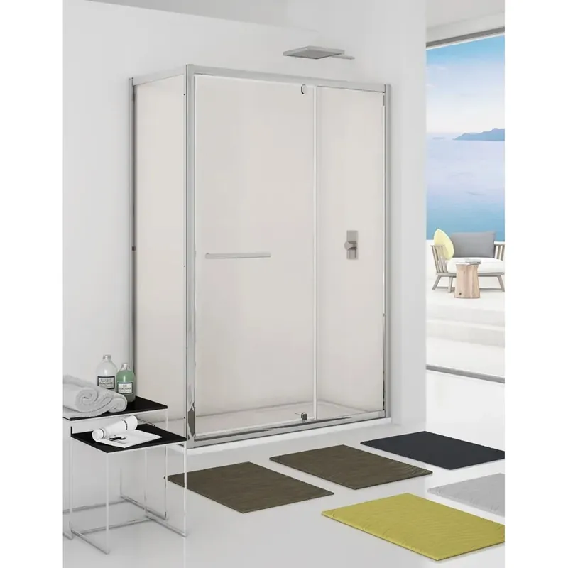 Parete fissa doccia New Plus 67-69 cm trasparente Laatste Kans
