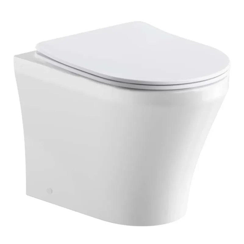 WC vaso Reno filo muro scarico tornado bianco Gratis Retour