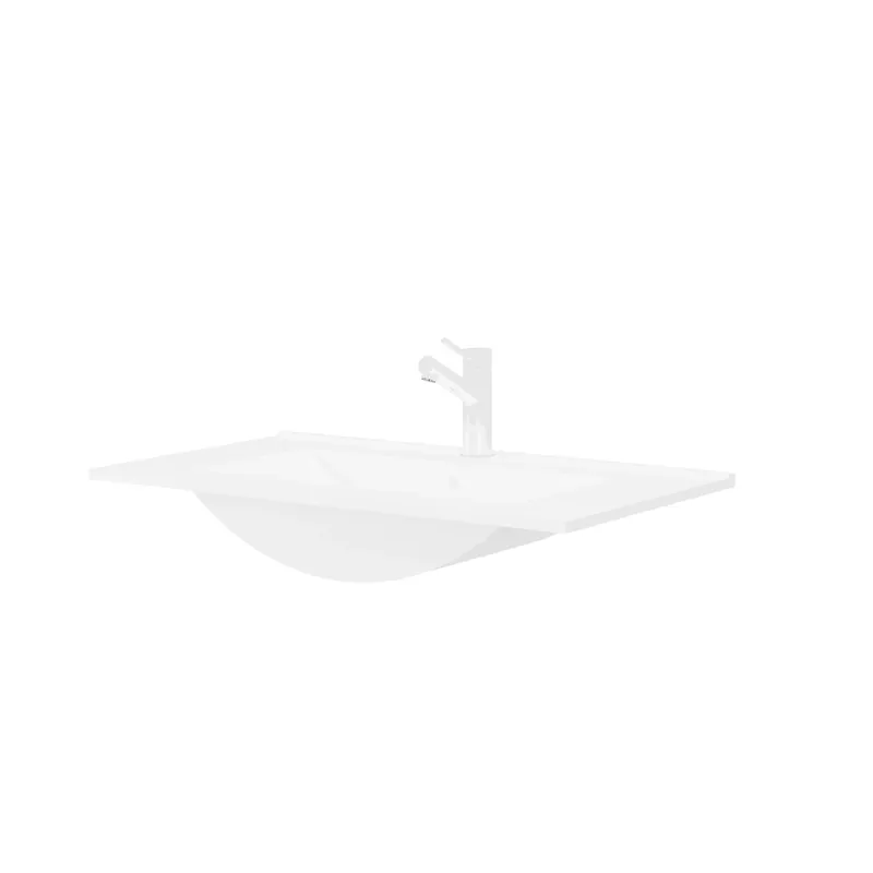 Exclusieve Aanbieding Lavabo quadrato 100 cm bianco