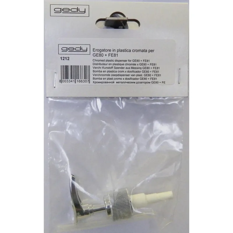 Premium Erogatore sapone GE80/FE/FI/EV in resina cromo