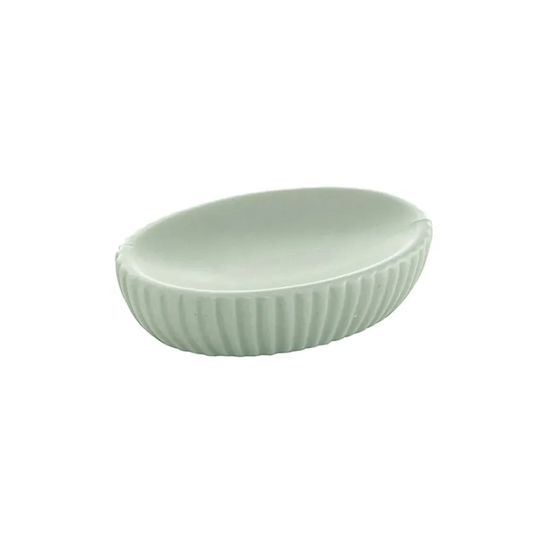 Portasapone bagno Marika in ceramica verde salvia Meest Verkocht