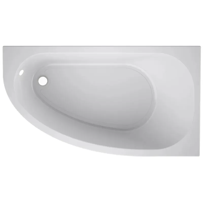 Vasca acrilica Alba versione destra 160x90 cm bianco Lage Prijs