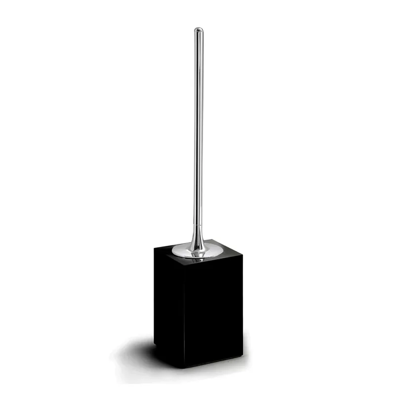 Laatste Versie Portascopino bagno Sofia H 43,7 cm nero opaco