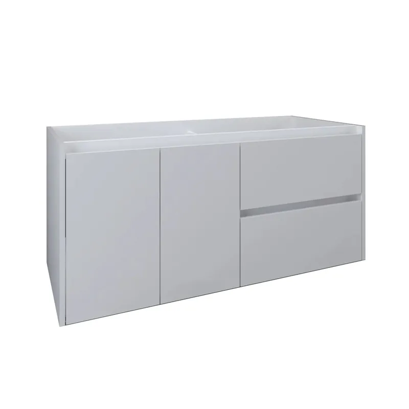 Mobile bagno lavabo sospeso Garda 120x50 cm bianco lucido Nu Kopen