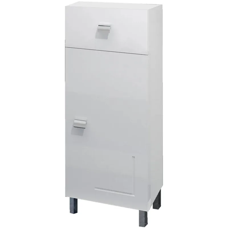 Op = Op Mobile bagno colonna a terra 88x33,5x31,5 cm bianco