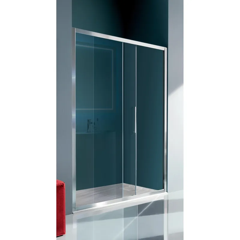 Voordeelprijs Porta doccia scorrevole Italia 117-121 cm in vetro trasparente 6 mm