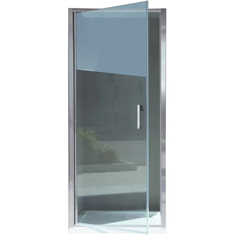 Porta battente doccia Orchestra vetro trasparente cromo 77 cm - 81 cm Direct Beschikbaar