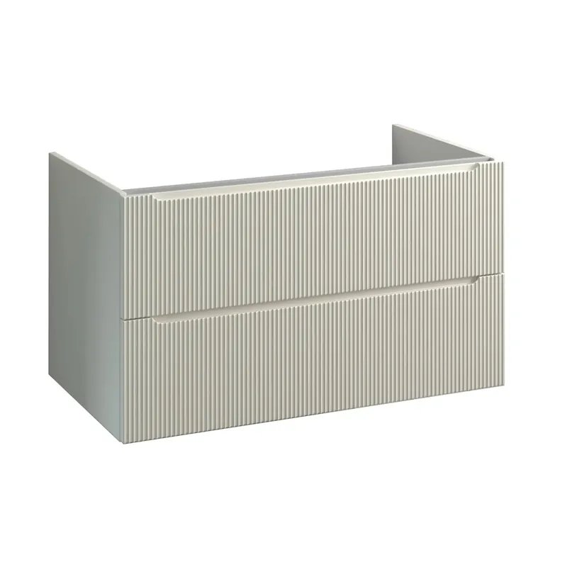 Bestseller Mobile bagno base lavabo sospeso Dune 99x54x45 cm bianco crema