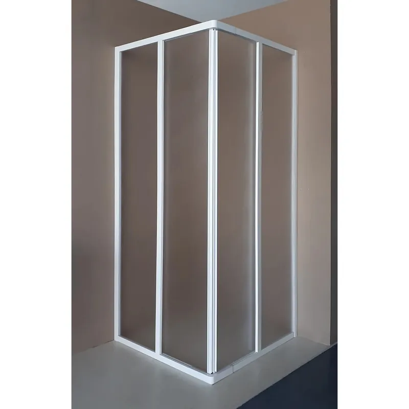 Lage Prijs Box doccia angolare "Antille" cm 78-89 vetro 3 mm h cm 185