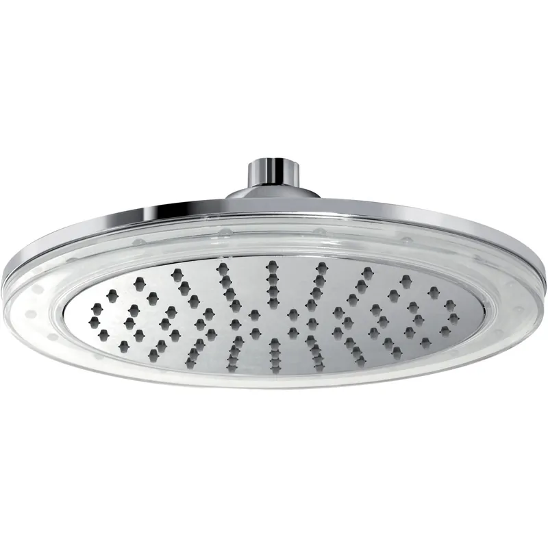 Soffione monogetto Light cromato a LED Direct Beschikbaar